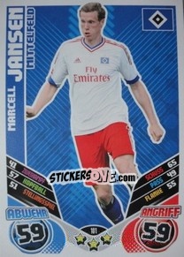 Figurina Marcell Jansen - German Football Bundesliga 2011-2012. Match Attax - Topps