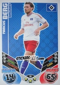 Sticker Marcus Berg - German Football Bundesliga 2011-2012. Match Attax n. 106 - Topps