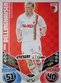 Sticker Axel Bellinghausen - German Football Bundesliga 2011-2012. Match Attax - Topps