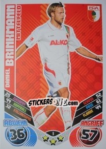 Sticker Daniel Brinkmann - German Football Bundesliga 2011-2012. Match Attax - Topps