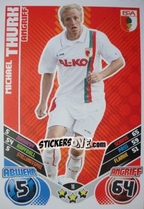 Cromo Michael Thurk - German Football Bundesliga 2011-2012. Match Attax - Topps