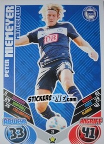 Sticker Peter Niemeyer - German Football Bundesliga 2011-2012. Match Attax - Topps