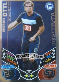 Sticker Andreas Ottl - German Football Bundesliga 2011-2012. Match Attax - Topps