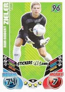 Cromo Ron-Robert Zieler - German Football Bundesliga 2011-2012. Match Attax - Topps