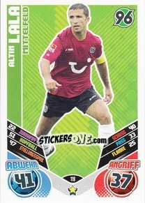 Cromo Altin Lala - German Football Bundesliga 2011-2012. Match Attax - Topps
