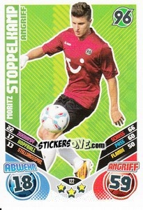 Figurina Moritz Stoppelkamp - German Football Bundesliga 2011-2012. Match Attax - Topps