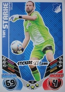 Sticker Tom Starke - German Football Bundesliga 2011-2012. Match Attax n. 127 - Topps