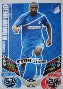 Sticker Edson Braafheid - German Football Bundesliga 2011-2012. Match Attax n. 128 - Topps