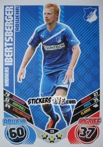 Sticker Andreas Ibertsberger - German Football Bundesliga 2011-2012. Match Attax n. 129 - Topps