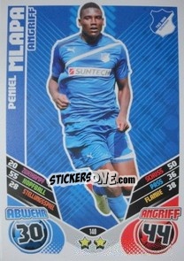 Sticker Peniel Mlapa - German Football Bundesliga 2011-2012. Match Attax n. 140 - Topps