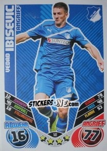 Sticker Vedad Ibisevic - German Football Bundesliga 2011-2012. Match Attax - Topps