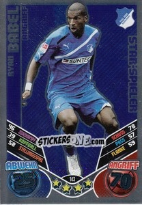 Sticker Ryan Babel - German Football Bundesliga 2011-2012. Match Attax - Topps