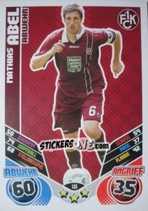 Figurina Mathias Abel - German Football Bundesliga 2011-2012. Match Attax - Topps