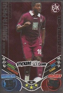 Sticker Richard Sukuta-Pasu - German Football Bundesliga 2011-2012. Match Attax - Topps