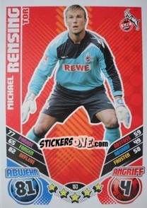 Sticker Michael Rensing - German Football Bundesliga 2011-2012. Match Attax - Topps