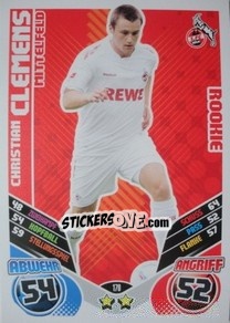 Sticker Christian Clemens - German Football Bundesliga 2011-2012. Match Attax - Topps