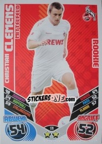 Sticker Christian Clemens - German Football Bundesliga 2011-2012. Match Attax n. 170 - Topps