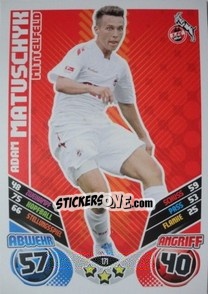 Cromo Adam Matuschyk - German Football Bundesliga 2011-2012. Match Attax - Topps