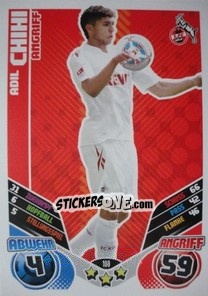Sticker Adil Chihi - German Football Bundesliga 2011-2012. Match Attax - Topps