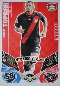 Cromo Omer Toprak - German Football Bundesliga 2011-2012. Match Attax - Topps