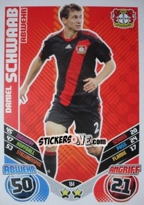 Figurina Daniel Schwaab - German Football Bundesliga 2011-2012. Match Attax - Topps