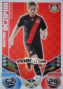 Figurina Bastian Oczipka - German Football Bundesliga 2011-2012. Match Attax - Topps