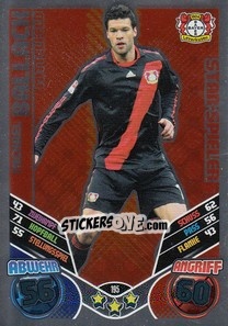 Figurina Michael Ballack - German Football Bundesliga 2011-2012. Match Attax - Topps