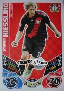 Sticker Stefan Kiessling - German Football Bundesliga 2011-2012. Match Attax n. 196 - Topps