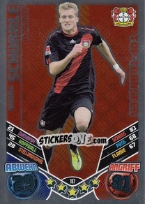 Sticker Andre Schurrle - German Football Bundesliga 2011-2012. Match Attax n. 197 - Topps