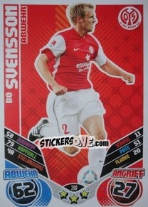 Figurina Bo Svensson - German Football Bundesliga 2011-2012. Match Attax - Topps