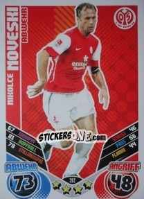 Sticker Nikolce Noveski - German Football Bundesliga 2011-2012. Match Attax - Topps