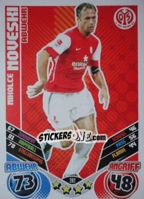 Sticker Nikolce Noveski - German Football Bundesliga 2011-2012. Match Attax n. 202 - Topps