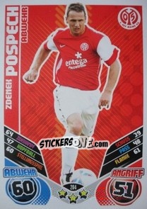 Sticker Zdenek Pospech - German Football Bundesliga 2011-2012. Match Attax - Topps