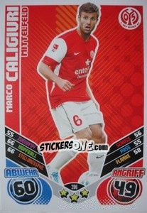 Sticker Marco Caligiuri - German Football Bundesliga 2011-2012. Match Attax - Topps