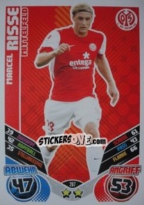 Sticker Marcel Risse - German Football Bundesliga 2011-2012. Match Attax - Topps