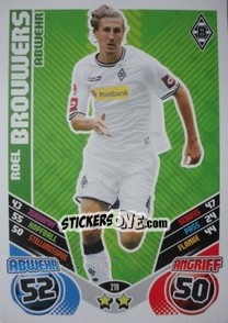 Sticker Roel Brouwers - German Football Bundesliga 2011-2012. Match Attax - Topps
