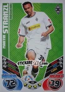Cromo Martin Stranzl - German Football Bundesliga 2011-2012. Match Attax - Topps