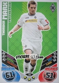 Sticker Thorben Marx - German Football Bundesliga 2011-2012. Match Attax - Topps