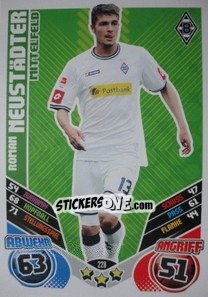 Cromo Roman Neustadter - German Football Bundesliga 2011-2012. Match Attax - Topps