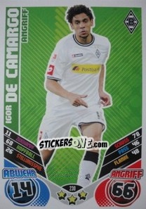 Figurina Igor De Camargo - German Football Bundesliga 2011-2012. Match Attax - Topps