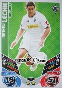 Sticker Mathew Leckie - German Football Bundesliga 2011-2012. Match Attax n. 232 - Topps