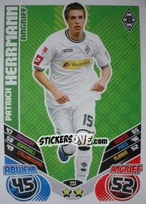 Sticker Patrick Herrmann - German Football Bundesliga 2011-2012. Match Attax - Topps