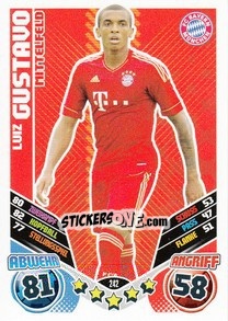 Sticker Luiz Gustavo - German Football Bundesliga 2011-2012. Match Attax - Topps