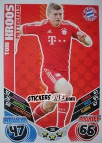 Figurina Toni Kroos - German Football Bundesliga 2011-2012. Match Attax - Topps