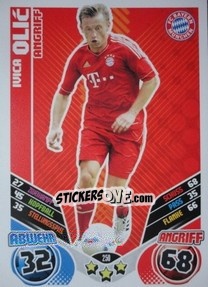 Sticker Ivica Olic - German Football Bundesliga 2011-2012. Match Attax - Topps