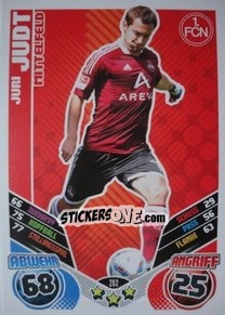 Cromo Juri Judt - German Football Bundesliga 2011-2012. Match Attax - Topps