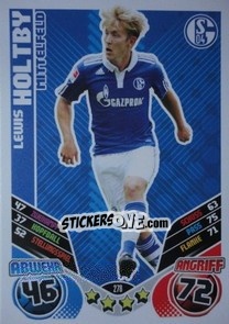 Sticker Lewis Holtby - German Football Bundesliga 2011-2012. Match Attax - Topps