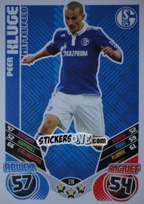 Sticker Peer Kluge - German Football Bundesliga 2011-2012. Match Attax - Topps