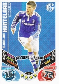 Sticker Klaas-Jan Huntelaar - German Football Bundesliga 2011-2012. Match Attax - Topps