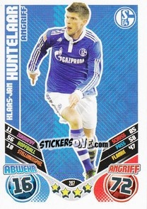 Sticker Klaas-Jan Huntelaar - German Football Bundesliga 2011-2012. Match Attax n. 287 - Topps